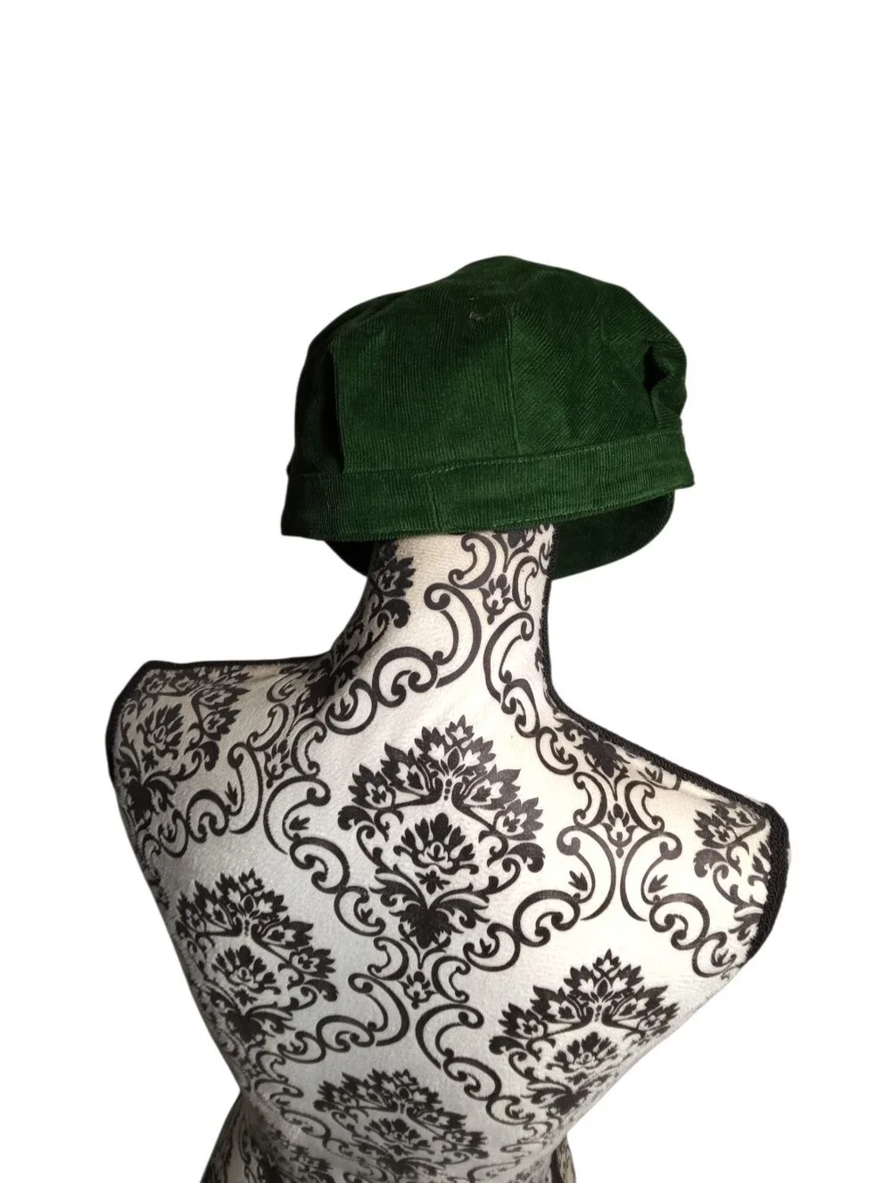 Unbranded Forest Green Newsboy Baker Boy Schoolboy Cadet Button Cap Hat
